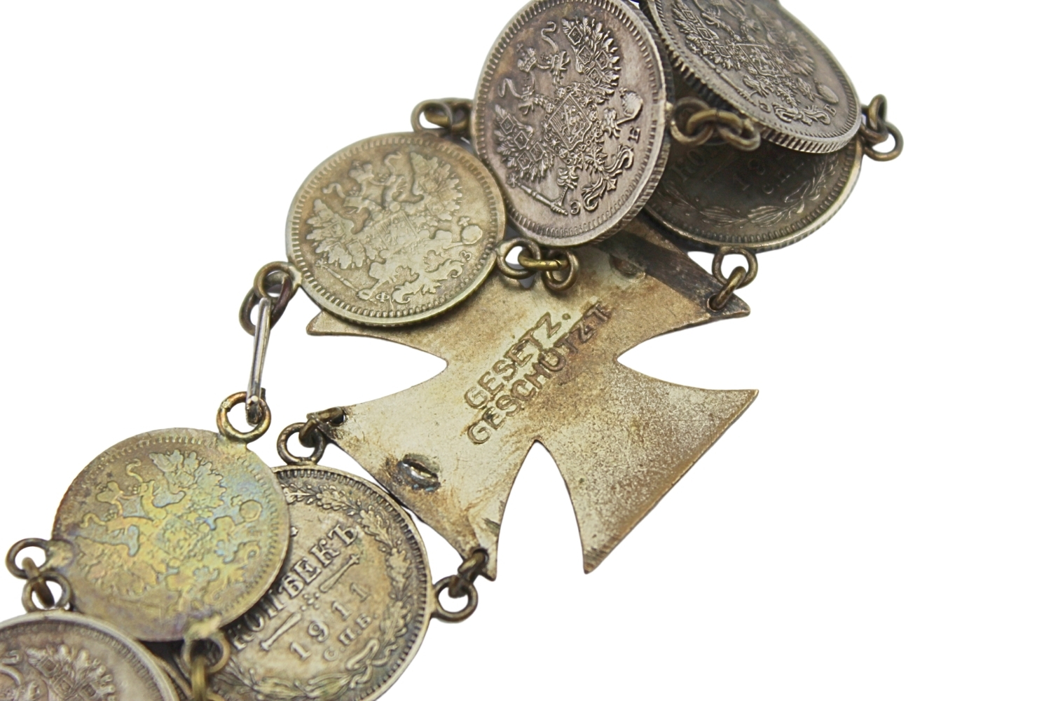 Branzoleta Biżuteria patriotyczna niemcy 1914-1918