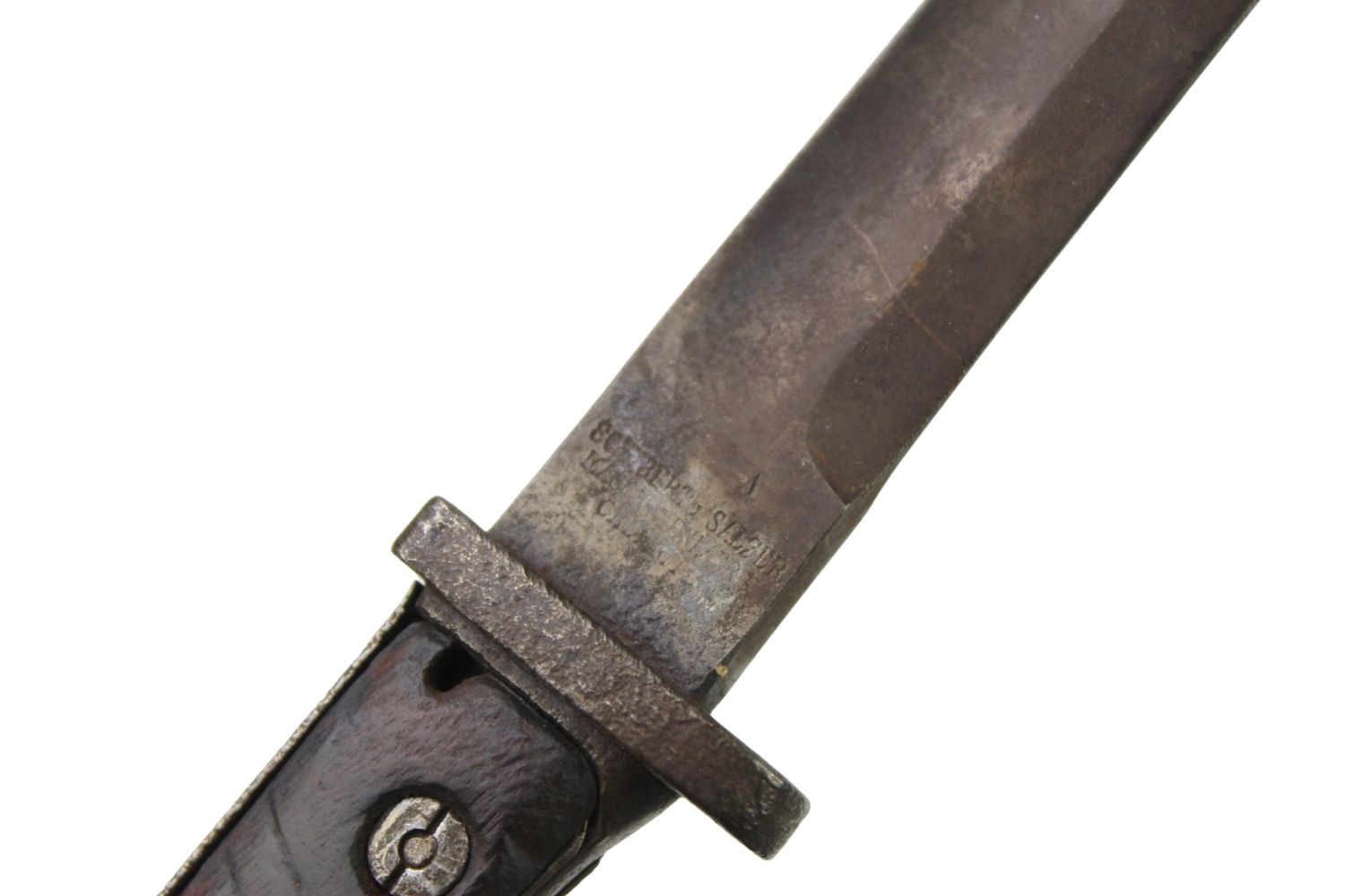 Bagnet jugosławia wz.B24 przerabiany z "liścia "  Salzer Maschinenfabrik Chemnitz