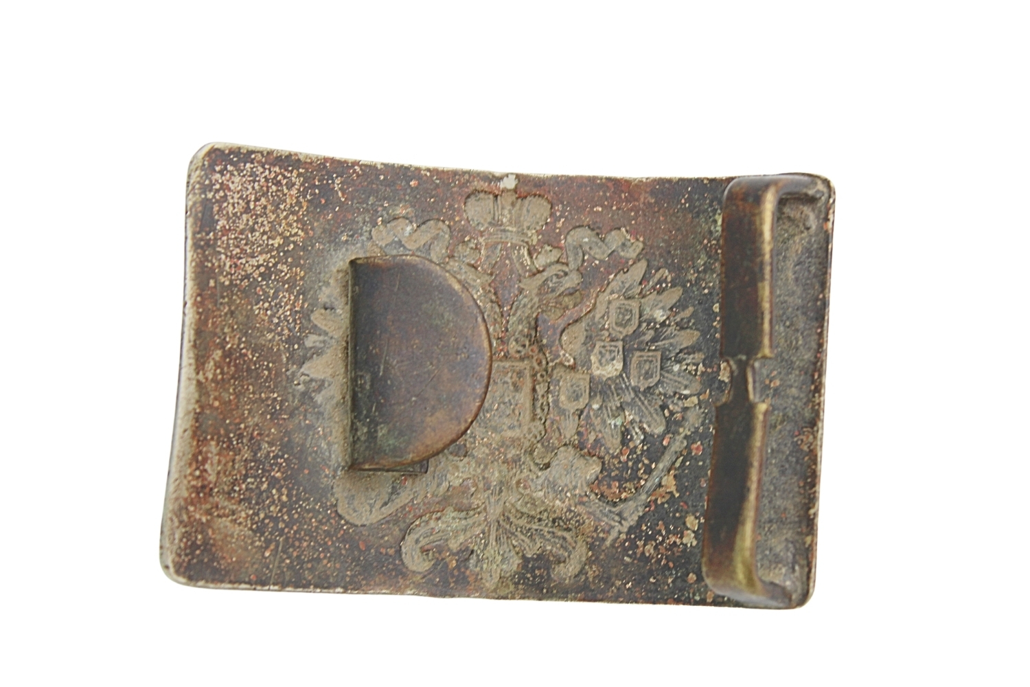 Klamra carska gwardii biały metal