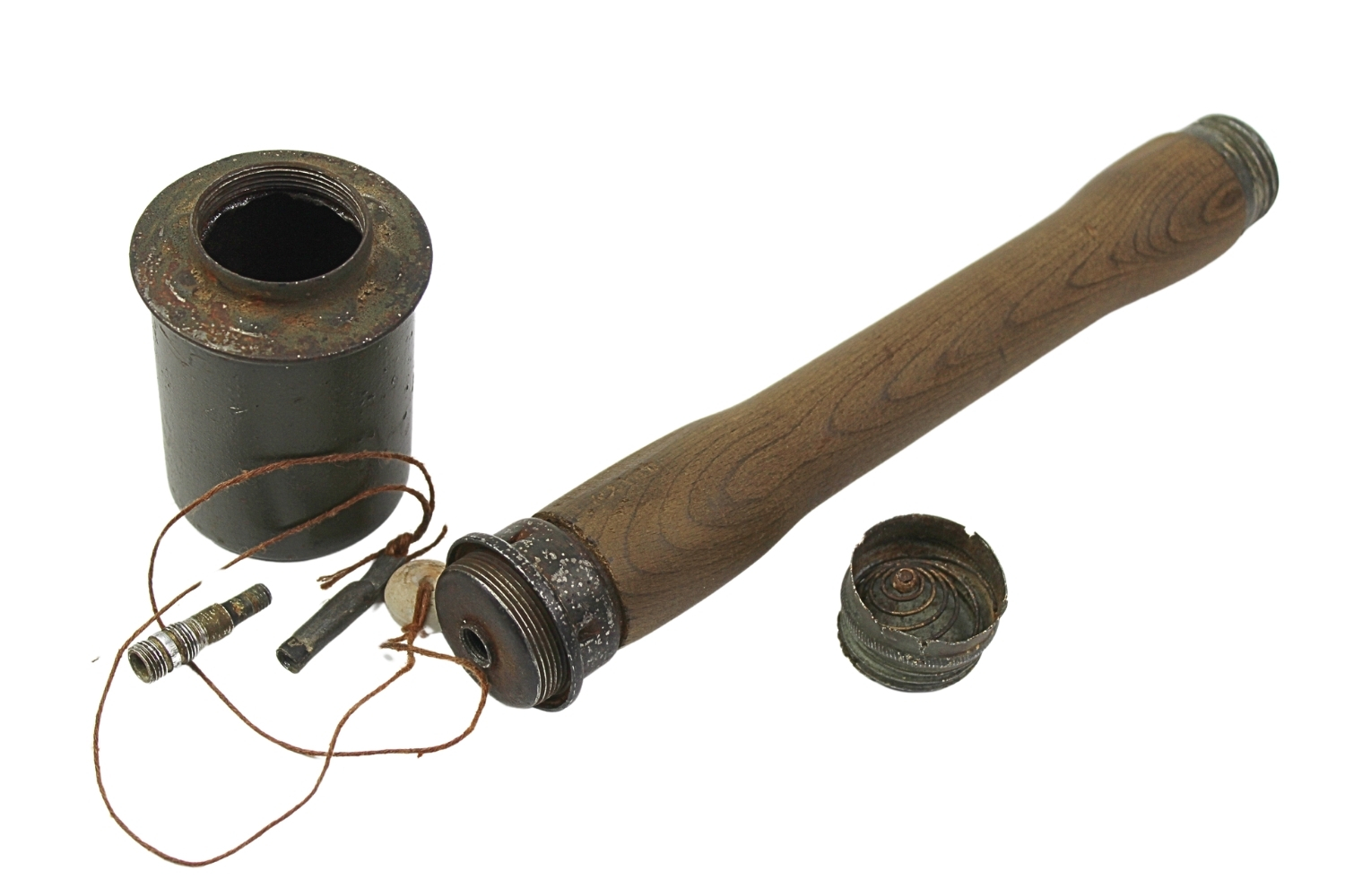 Granat niemiecki M24 Stielhandgranate brb 1942 skorupa dekoracyjna