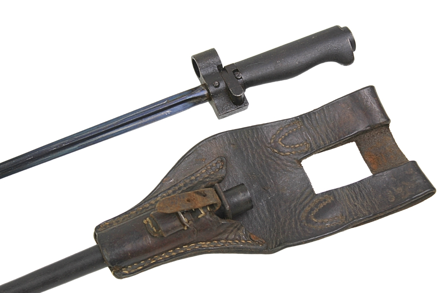 Bagnet Lebel wz.1886 żeliwo z żabką 