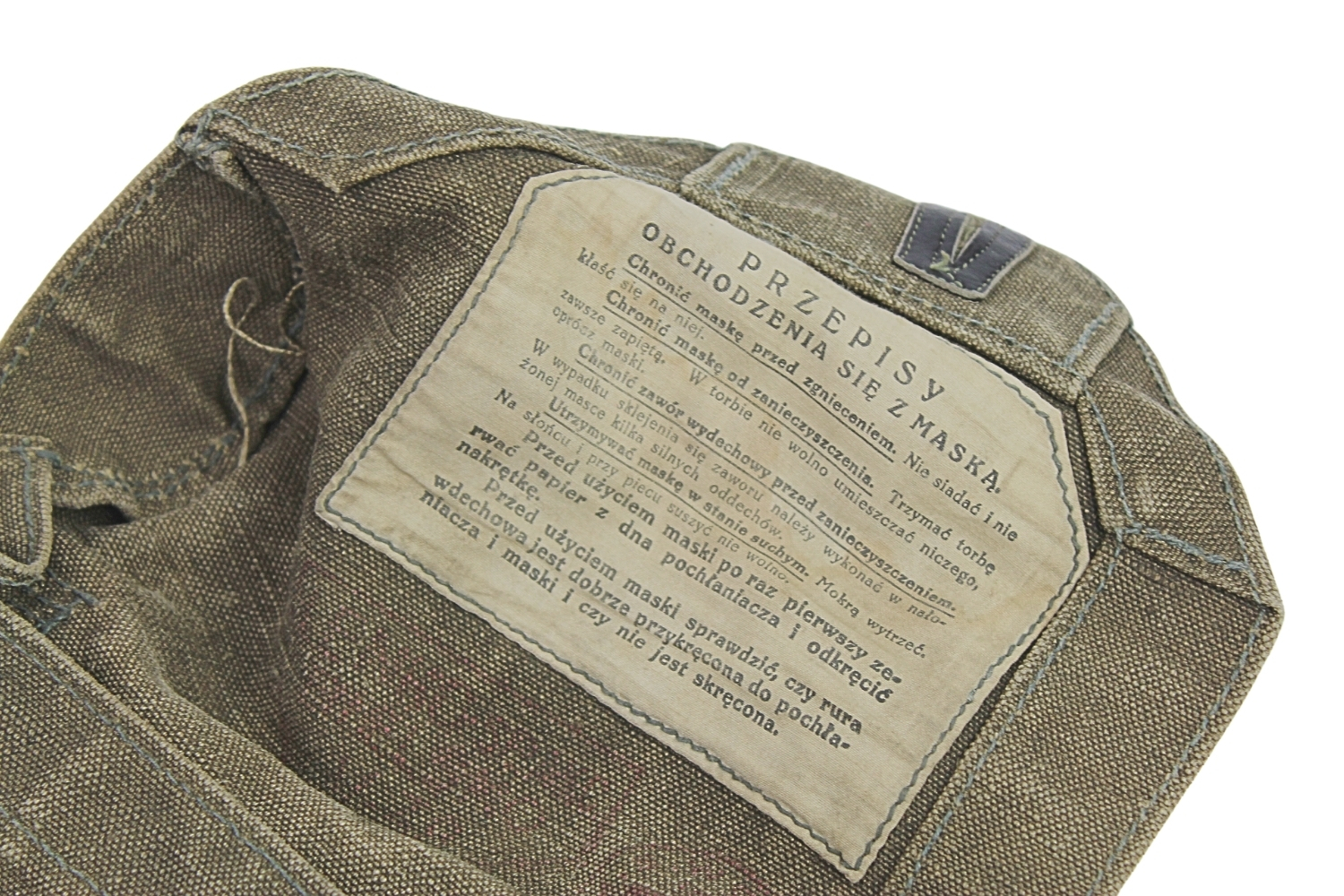 II RP Torba na maskę wz.32 Lenko Bielsko