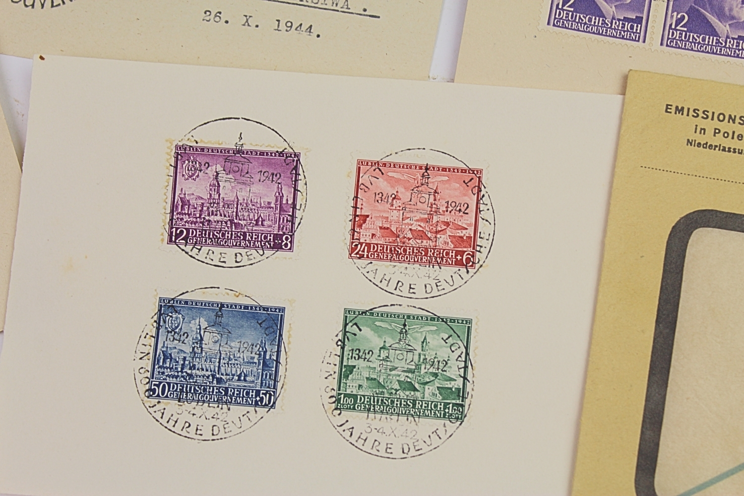 ZESTAW ZNACZKÓW GENERALNE GUBERNATORSTWO