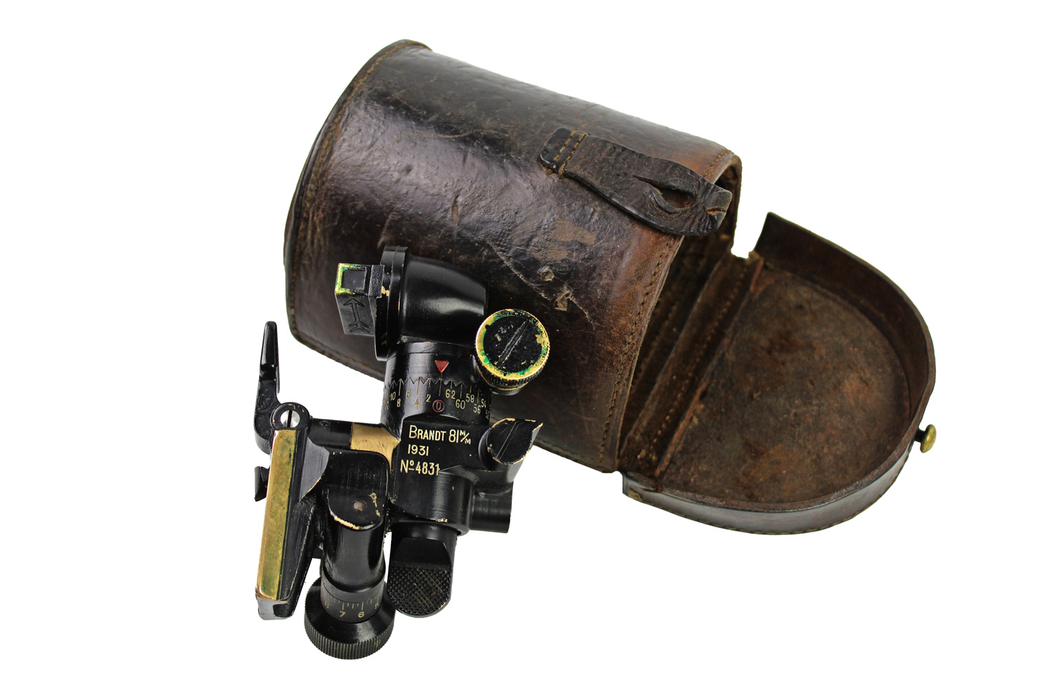 II RP Celownik Moździerz Stockes Brand 81mm wz.31 Francja 