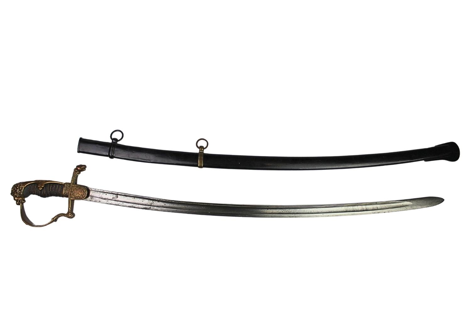 Oficerska szabla z głownią szabli francuskiej 1822