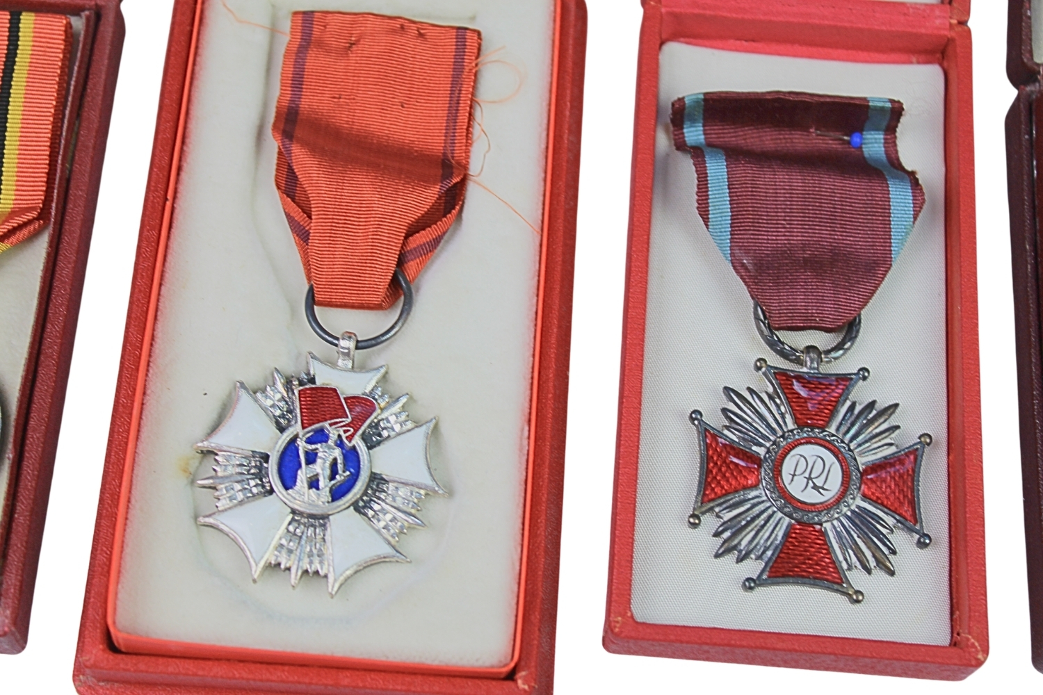 PRL Duży zestaw odznaczeń po mgr inż. Januszu Anuszewskim 