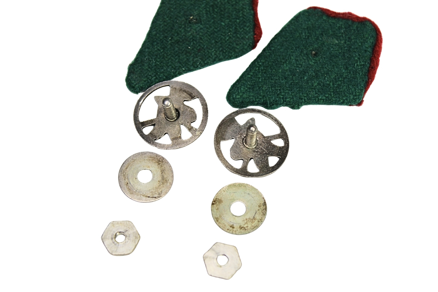 PSZNZ Para Naszywek-odznak KOŁNIERZOWYCH- 22 KOMPANIA ZAOPATRYWANIA ARTYLERII "Wojtek"