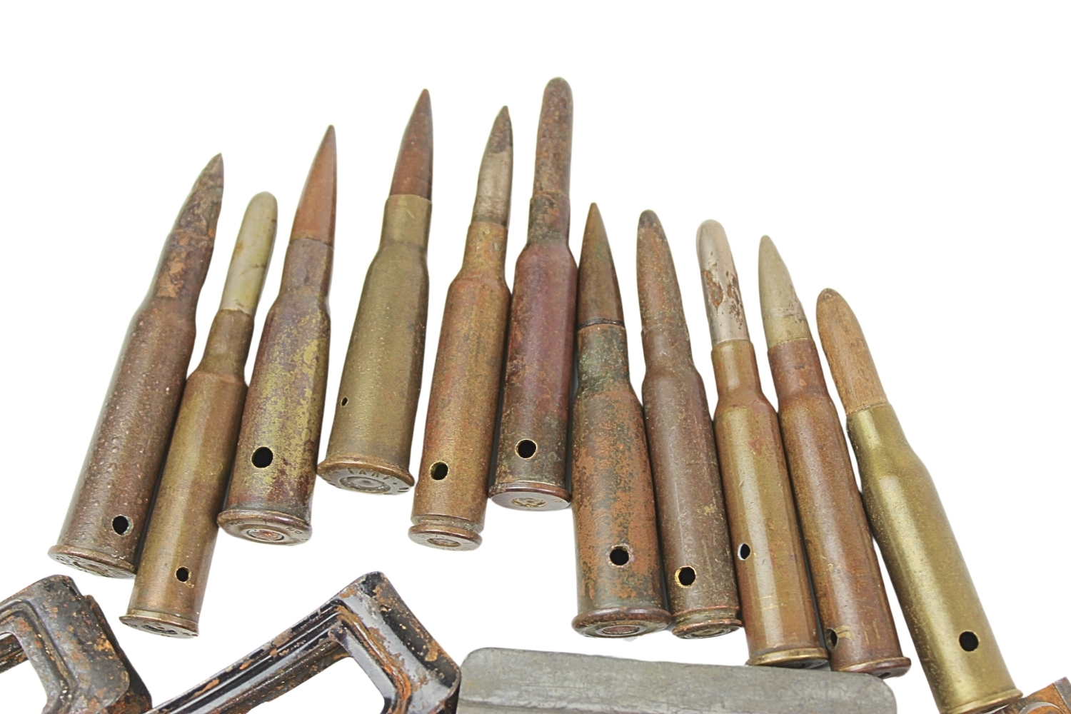 Zestaw amunicji karabinowej skorupy dekoracyjne 