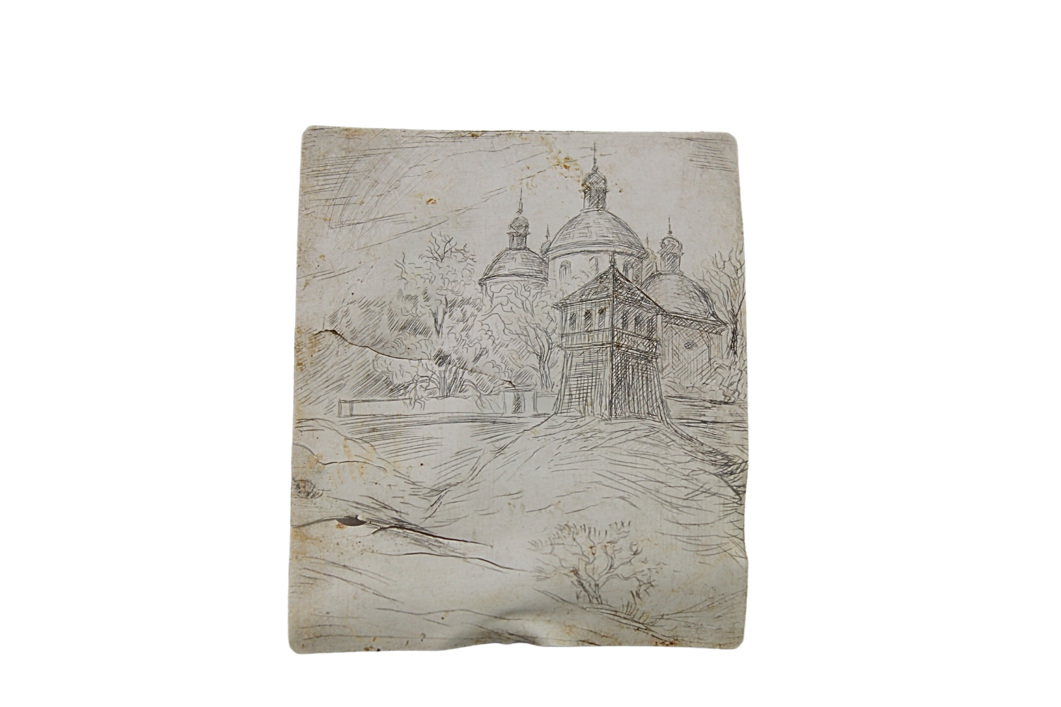 Matryca zdjęcia pocztówki pamiątka Oflag Woldenberg