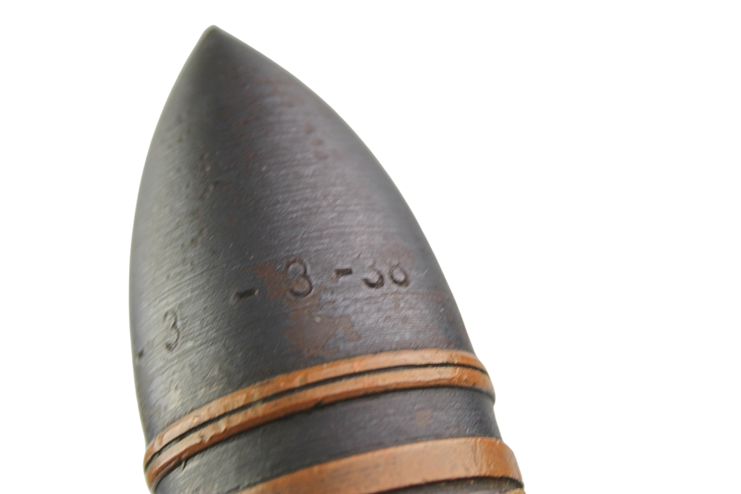 II RP Armata Puteaux 37mm SA 18 Z.A. „Pocisk” S.A. 1938 RZADKOŚĆ