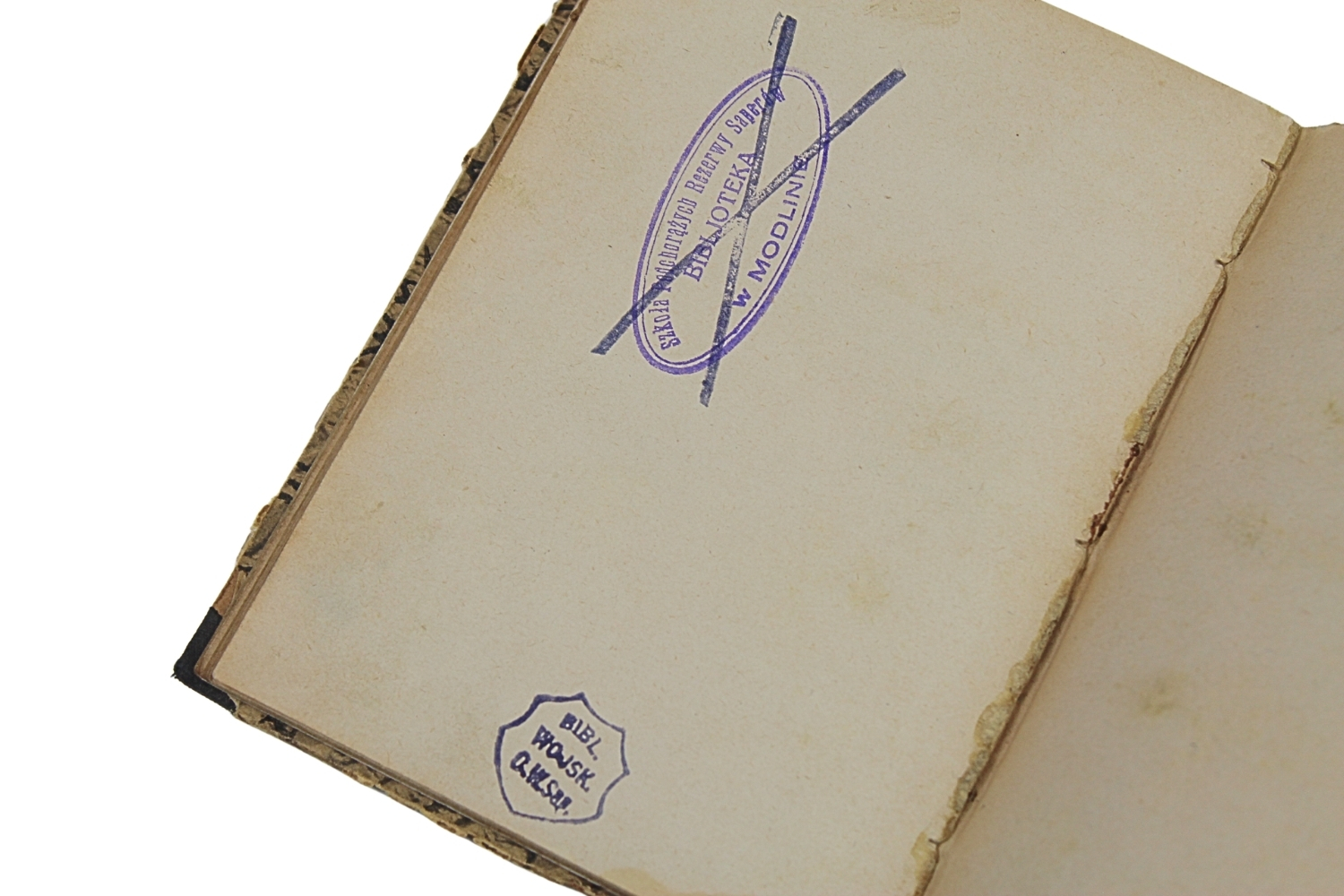 II RP Książka Biblioteka Szkoła Podchorążych Rezerwy Saperów Modlin