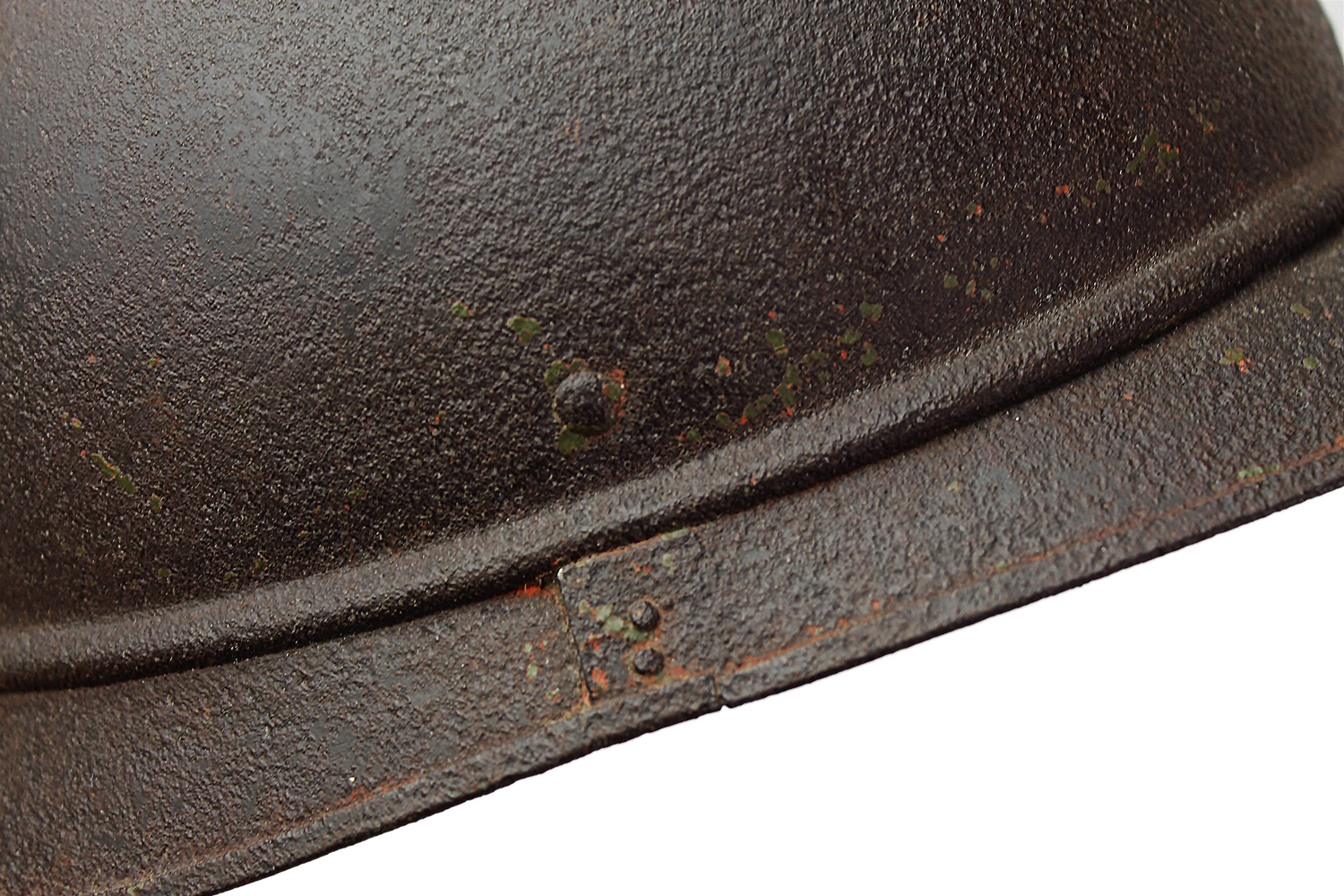 II RP Hełm Adrian wz.15 po polskim remoncie 