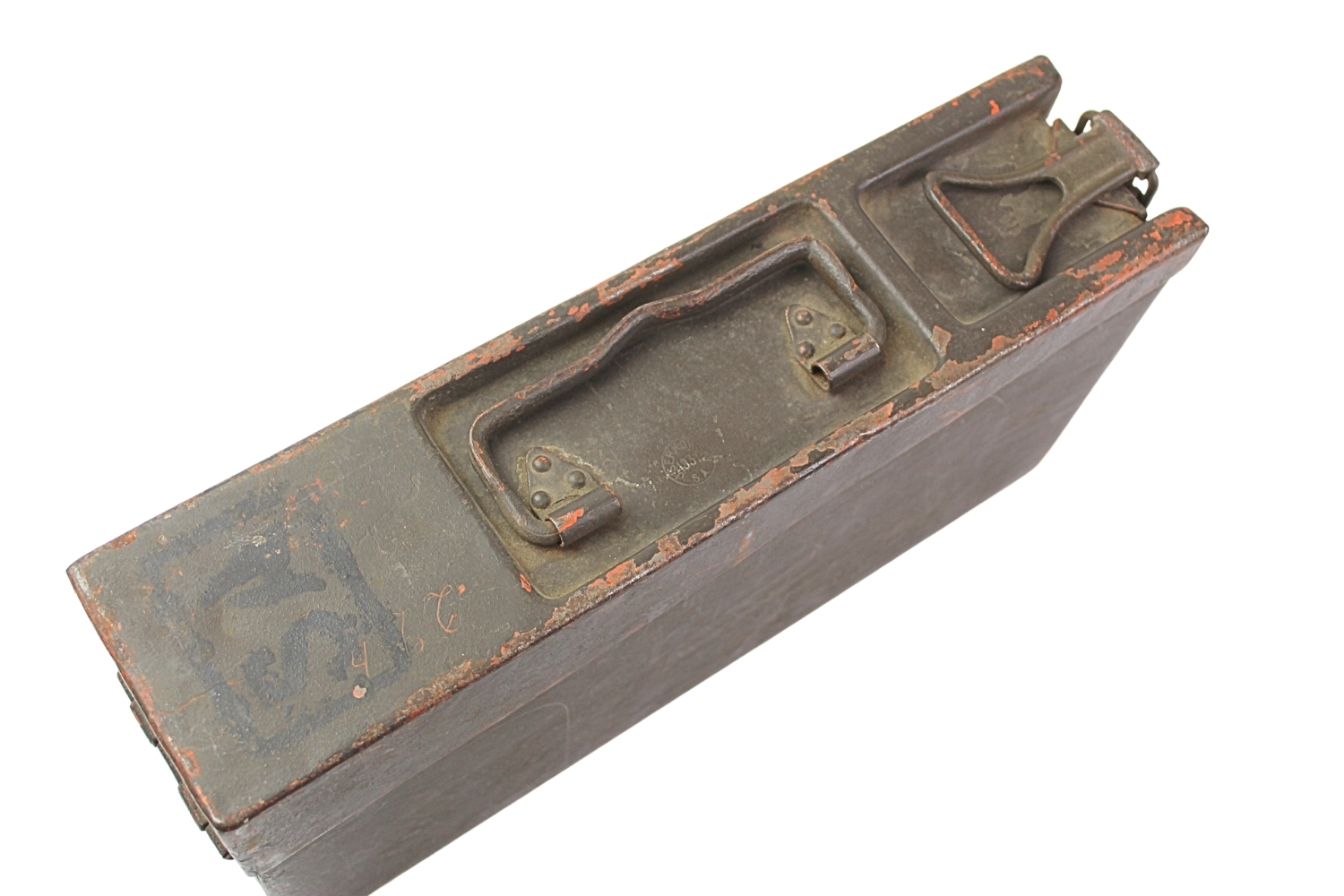 II RP Skrzynka amunicyjna CKM wz.30 Serkowski S.A. 1937 stan