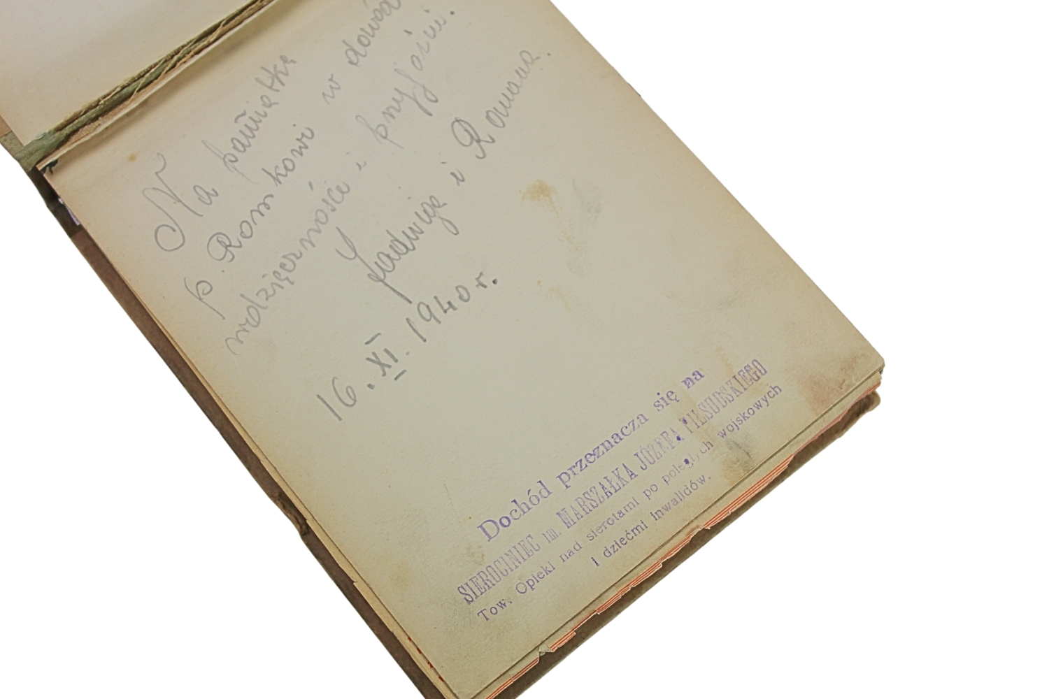 II RP Pamiątka po Marszałku Józefie Piłsudskim Warszawa 1936