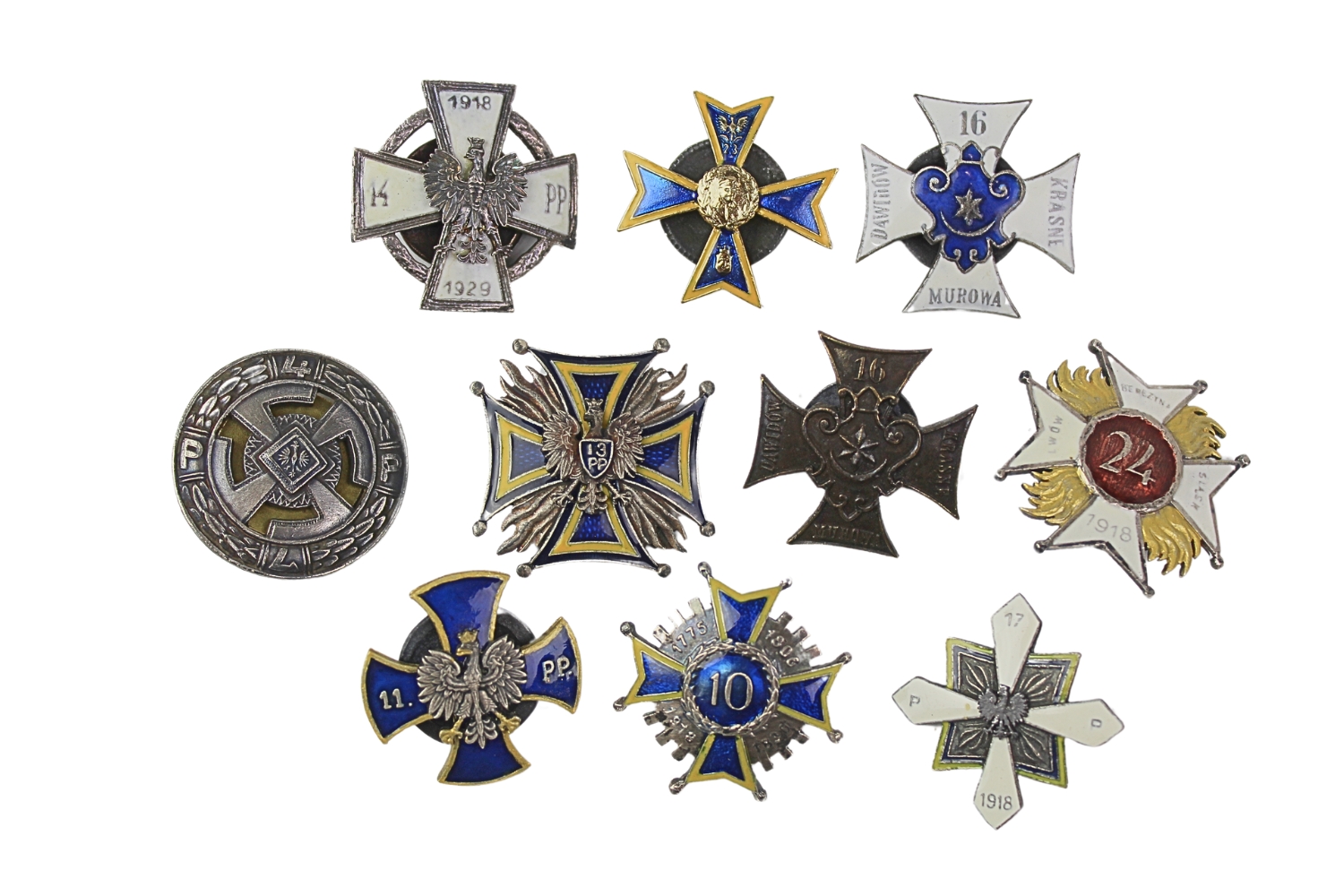 Zestaw Kopii Odznak II RP