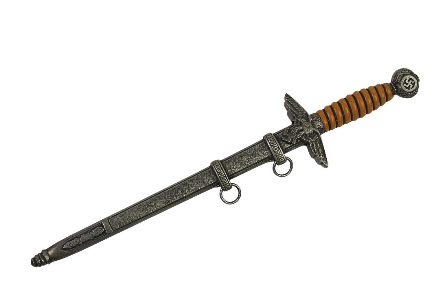 Kordzik Luftwaffe F.H. Horster Solingen miniaturowy 