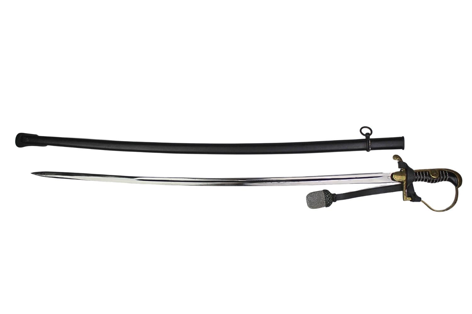 Szabla oficera Wehrmachtu Carl Julius Krebs Solingen z temblakiem