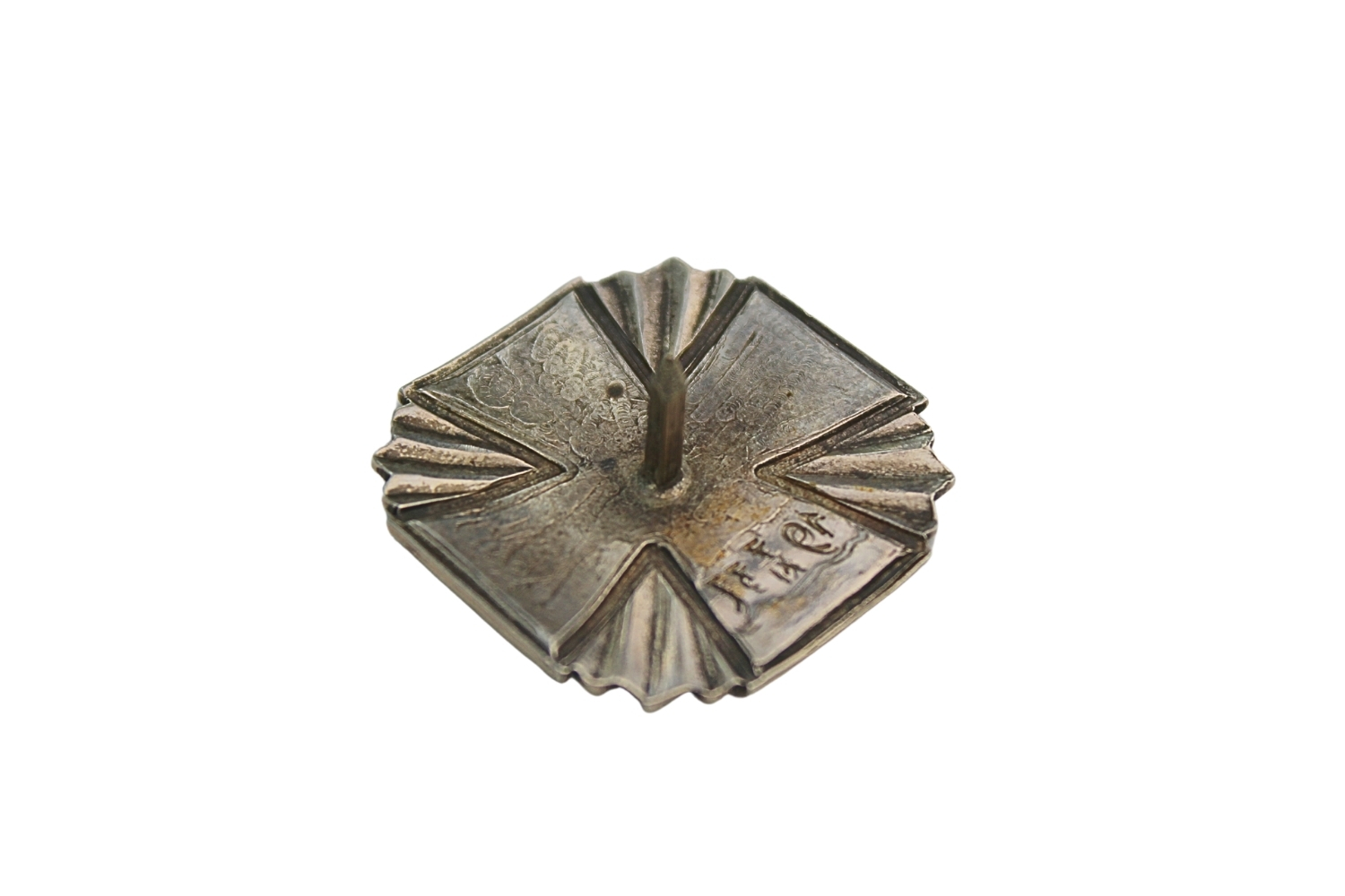 II RP Gwóźdź na sztandar H. Skibiński Komendant Policji Państwowej Wołomin 1937 srebro 