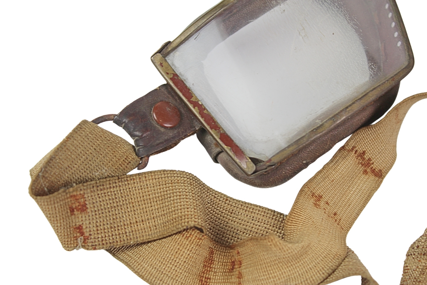 II RP Pudełko „Zetes” z goglami samochodowymi 