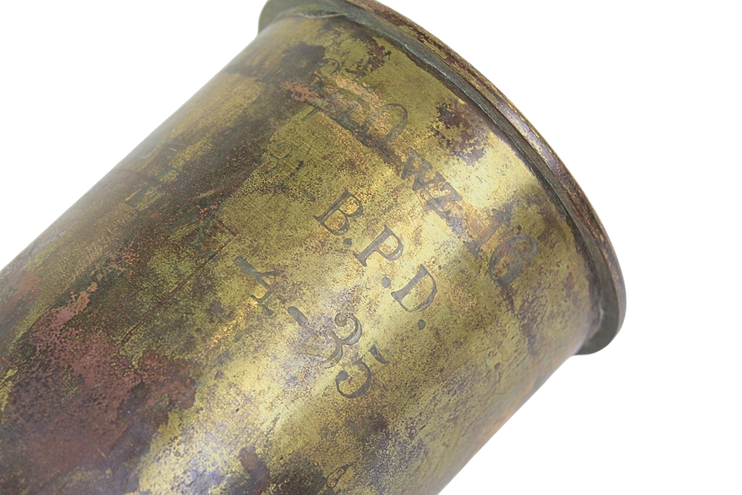 II RP Łuska Haubica 100mm wz.14/19 P 1934  Orzeł skorupa dekoracyjna 