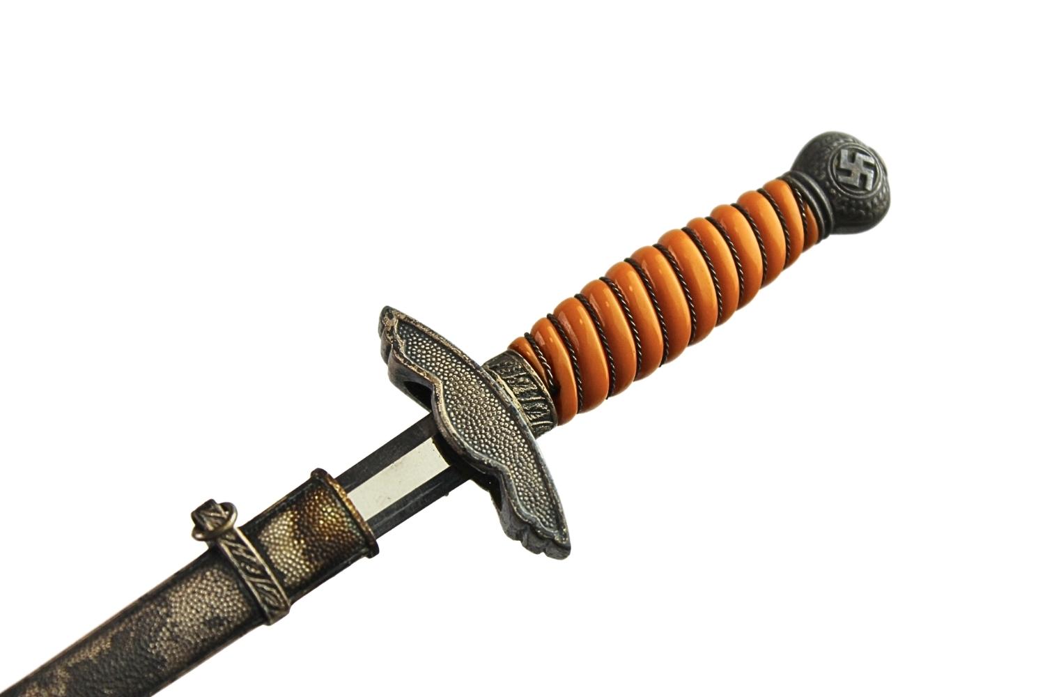 Kordzik Luftwaffe E.&F. Horster Solingen miniaturowy 