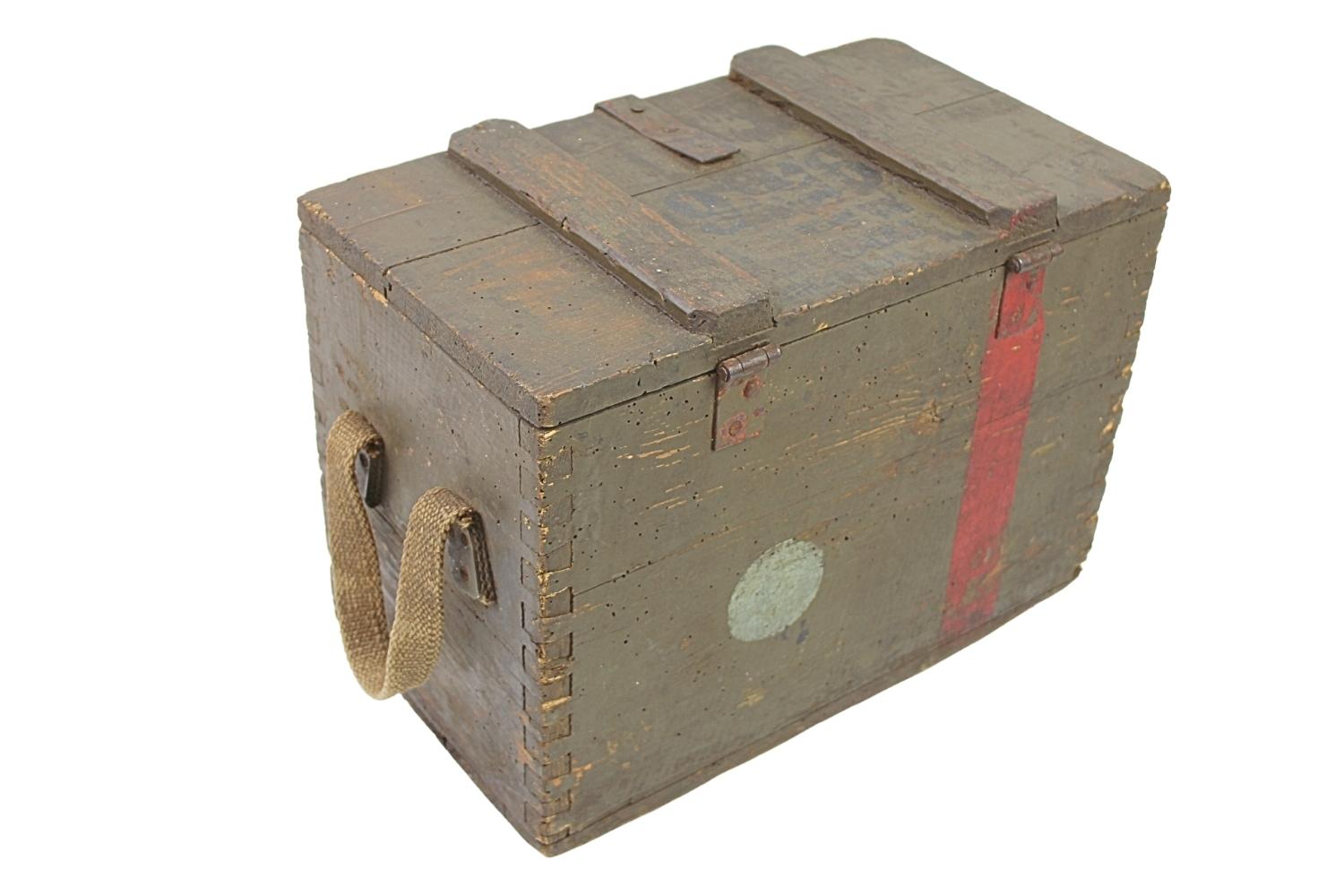 II RP Skrzynka na 1260szt. Amunicji 7,92mm Ślepych 