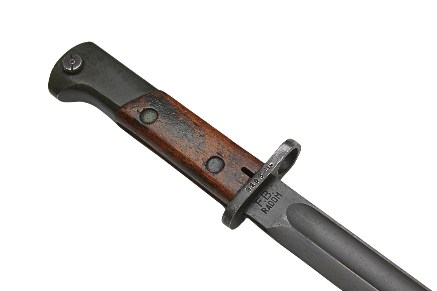 II RP Bagnet wz.29 F.B. Radom Mobilizacyjny 1939 Parkeryzowany 