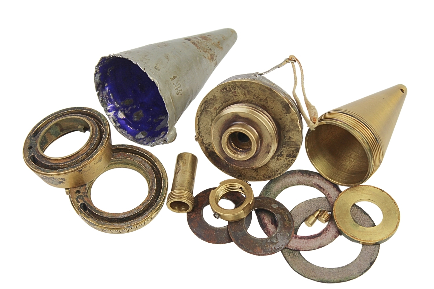 II RP Zapalnik wz.1925 Armata 75mm  wz.22 24  HEL, Gdynia 1939 Skorupa Dekoracyjna 