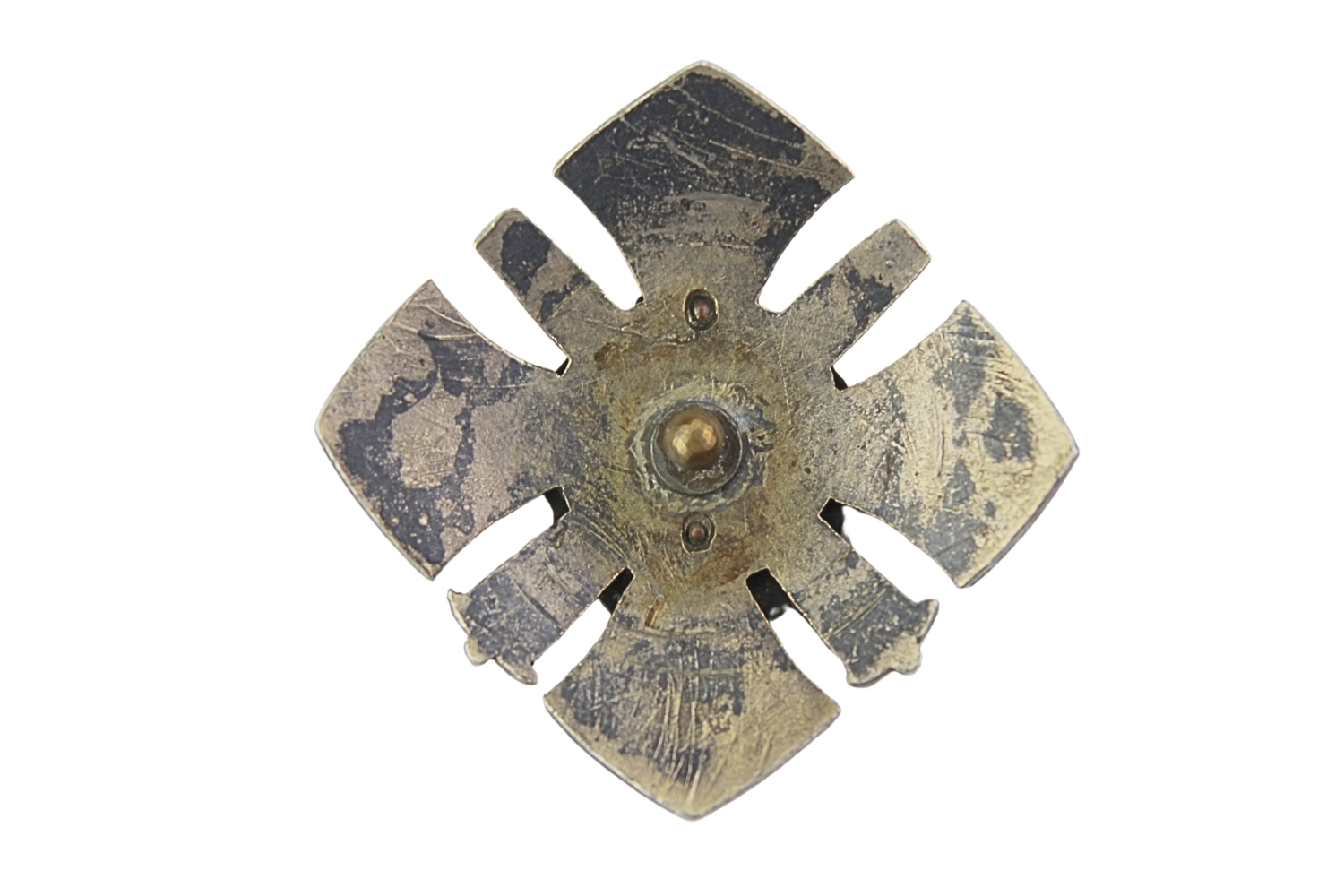 II RP Odznaka oficerska 6 Pułk Artylerii Polowej Kraków Srebro 