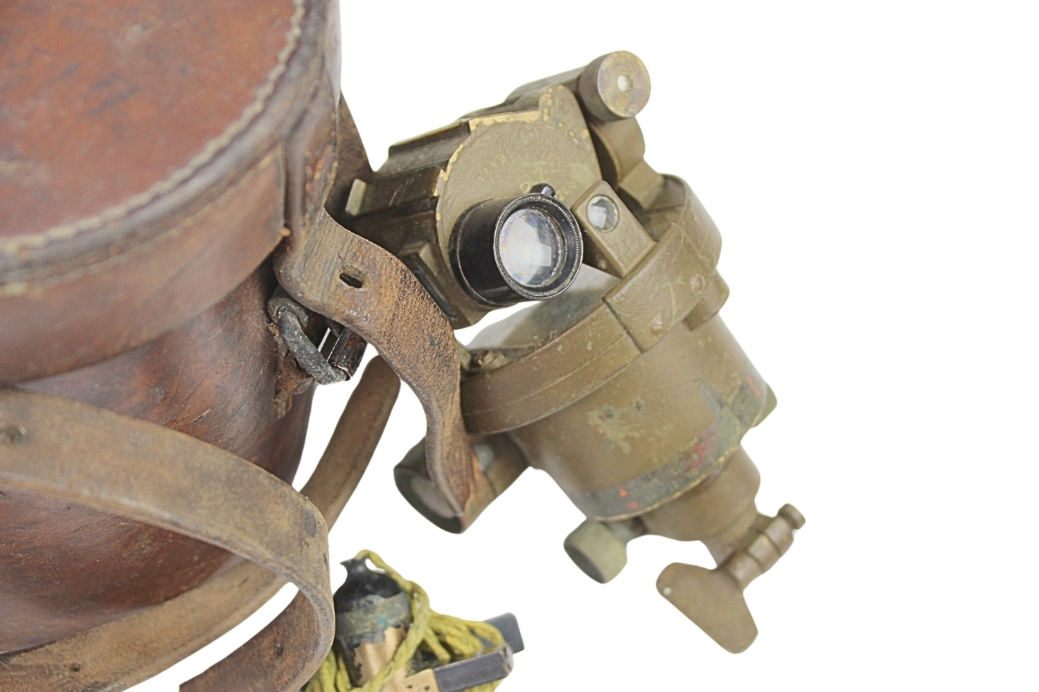 II RP Kątomierz busola wz.30 PZO Warszawa z pokrowcem UNIAKT 