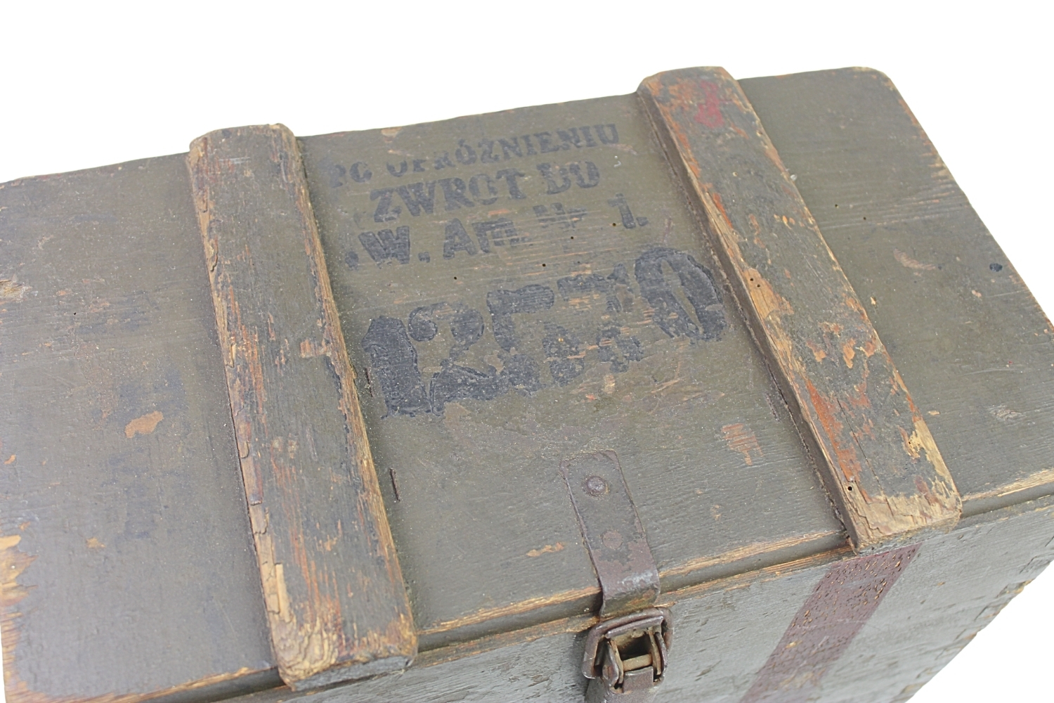 II RP Skrzynia z konserwą na amunicję Kb. Mauser W.Am. nr. 1 1939