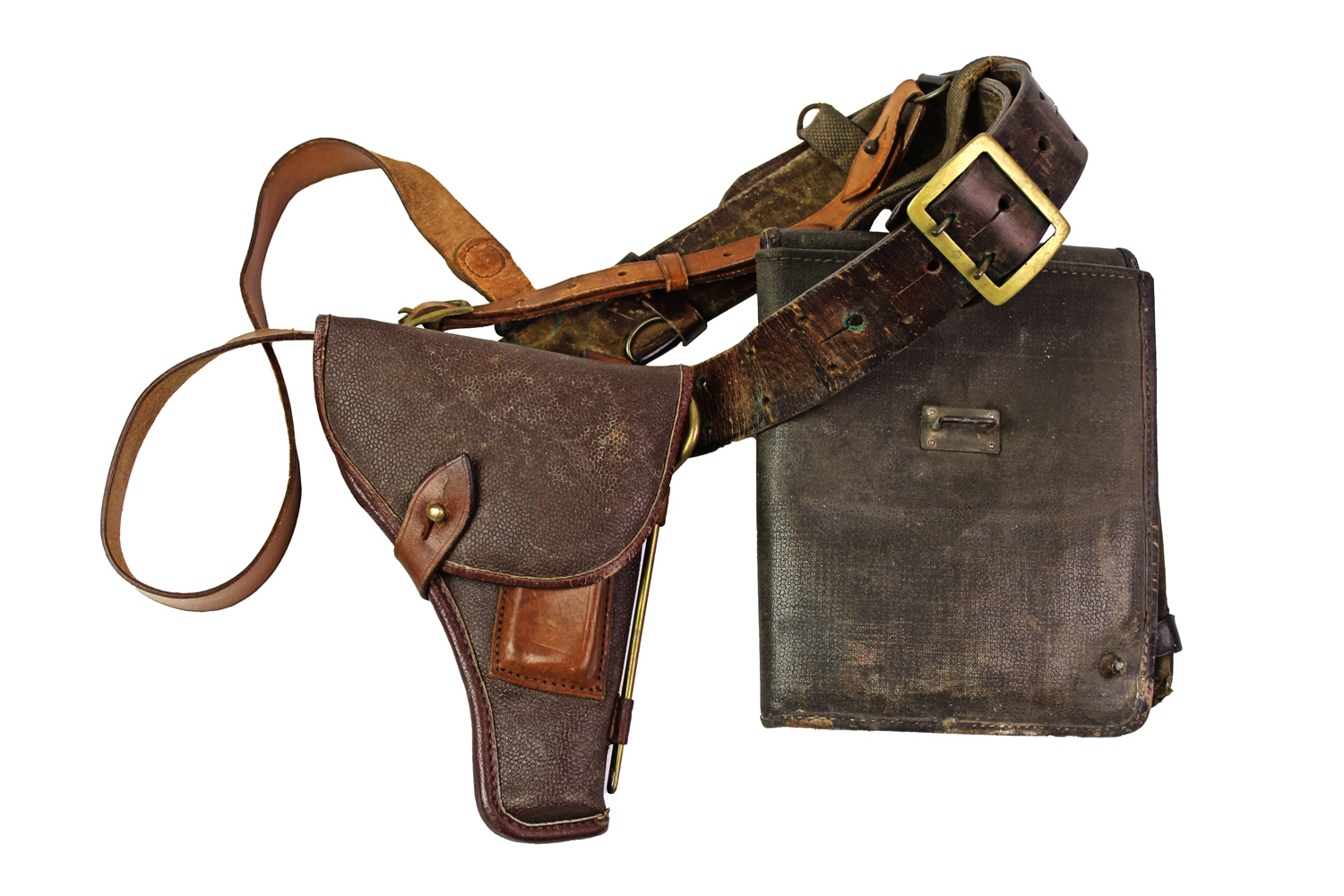 Pas z kaburą i raportówką