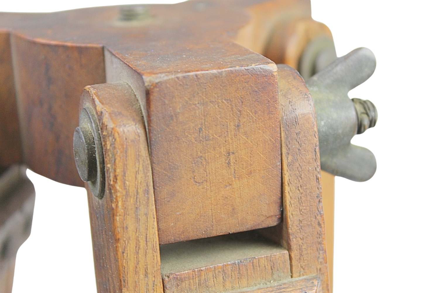 II RP Trójnóg stolika mierniczego artylerii Jan Bujak Lwów UNIKAT