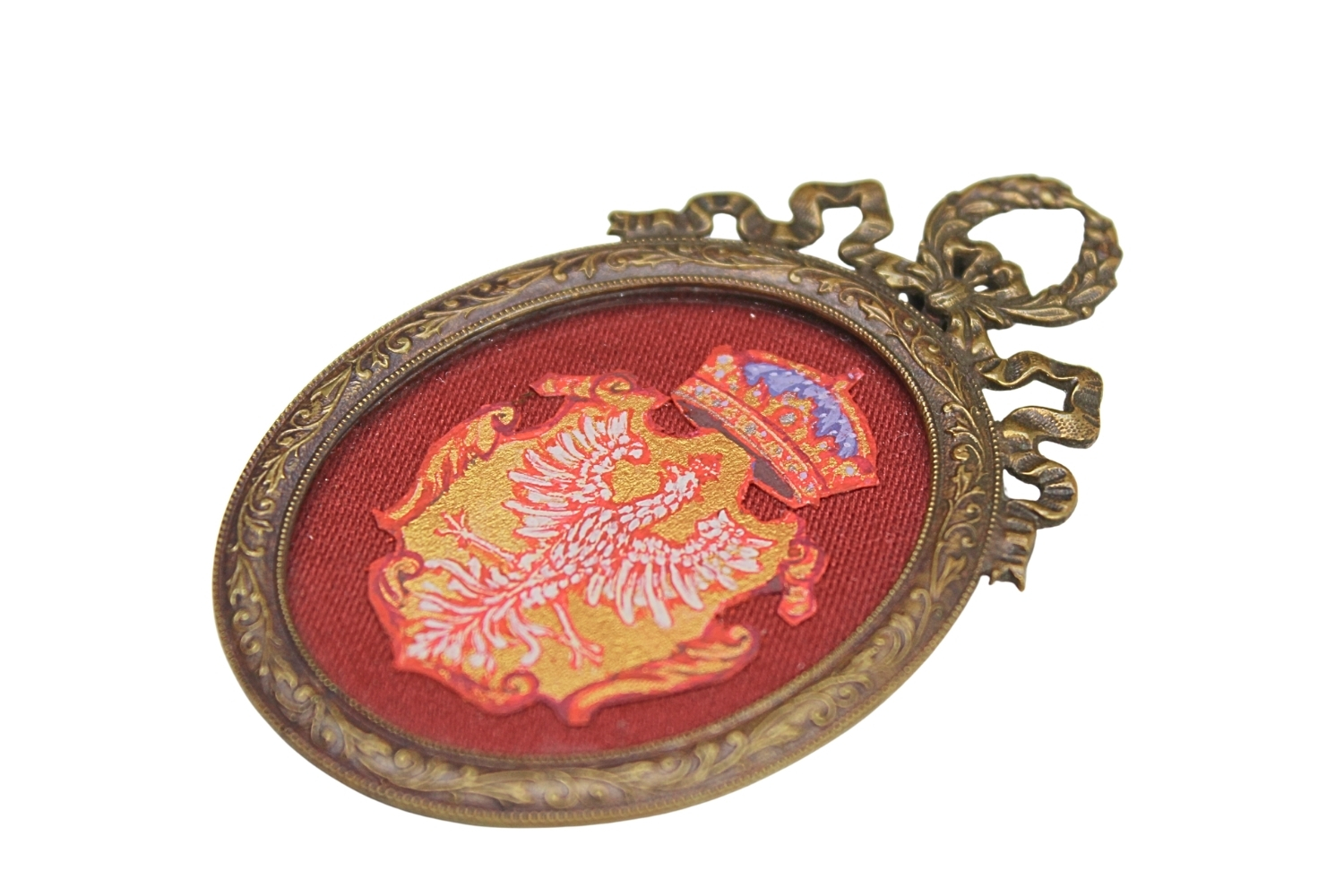 OBRAZEK PATRIOTYCZNY Z ORZEŁKIEM W RAMCE