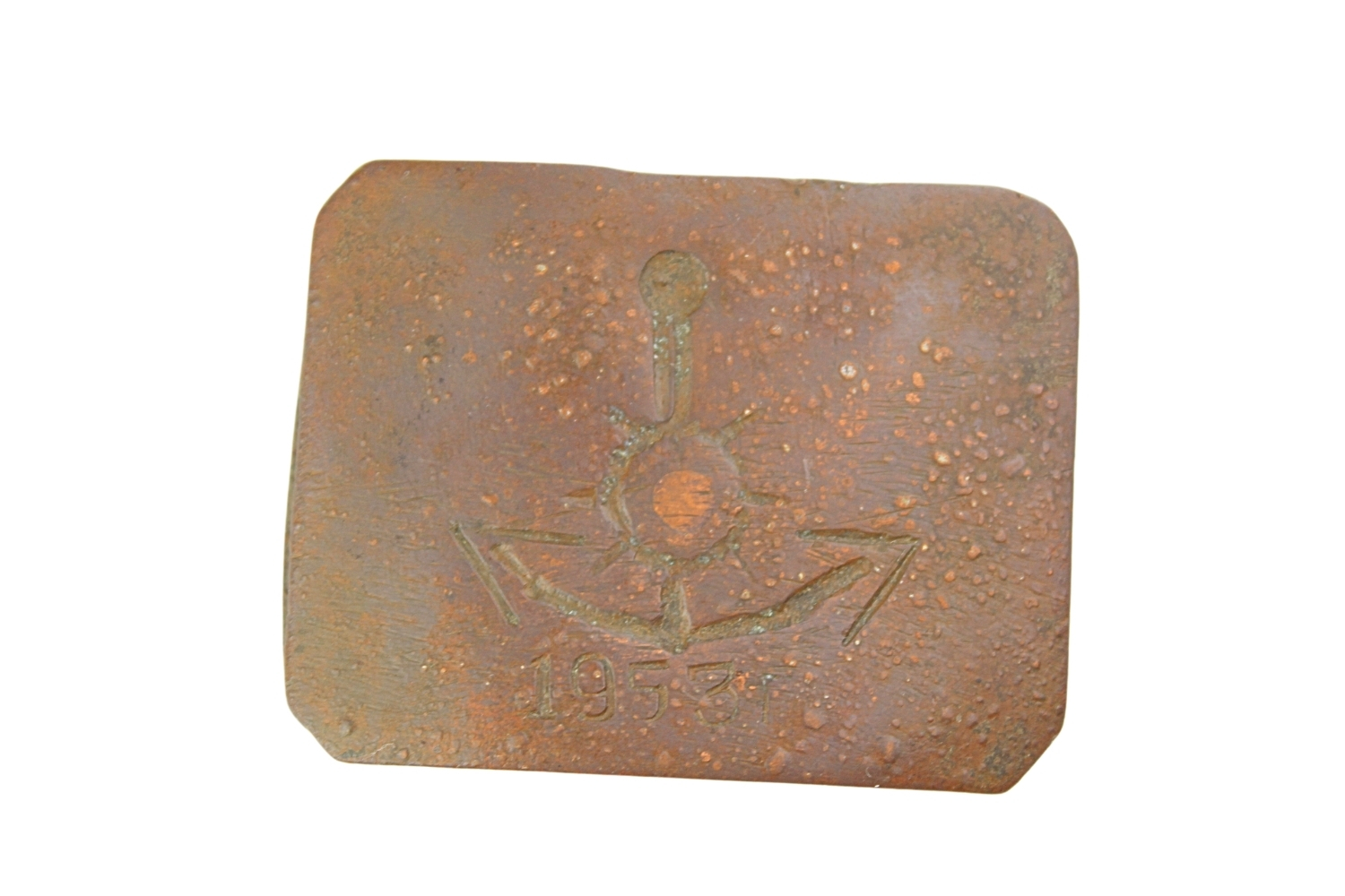 Klamra marynarki 1953