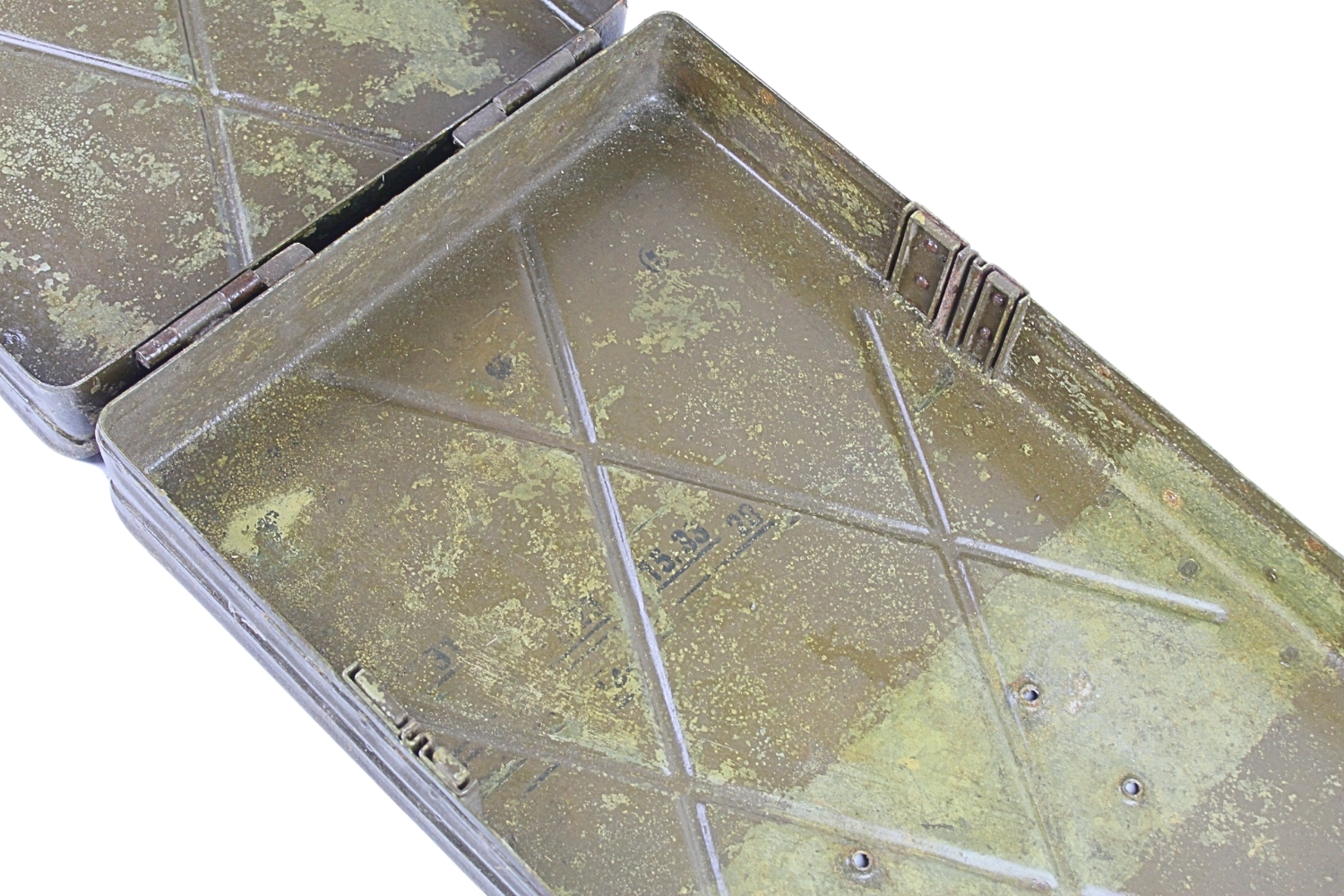 II RP Skrzynia jaszczowa amunicyjna na 3 granaty Haubica 100mm wz.14/19P 