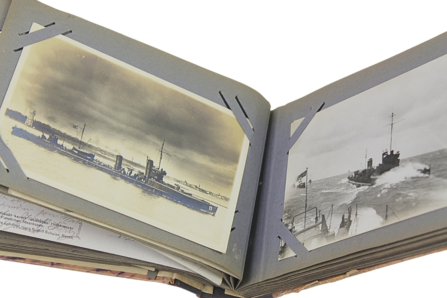 NIEMCY ALBUM Z POCZTÓWKAMI KRIEGSMARINE I WOJNA ŚWIATOWA