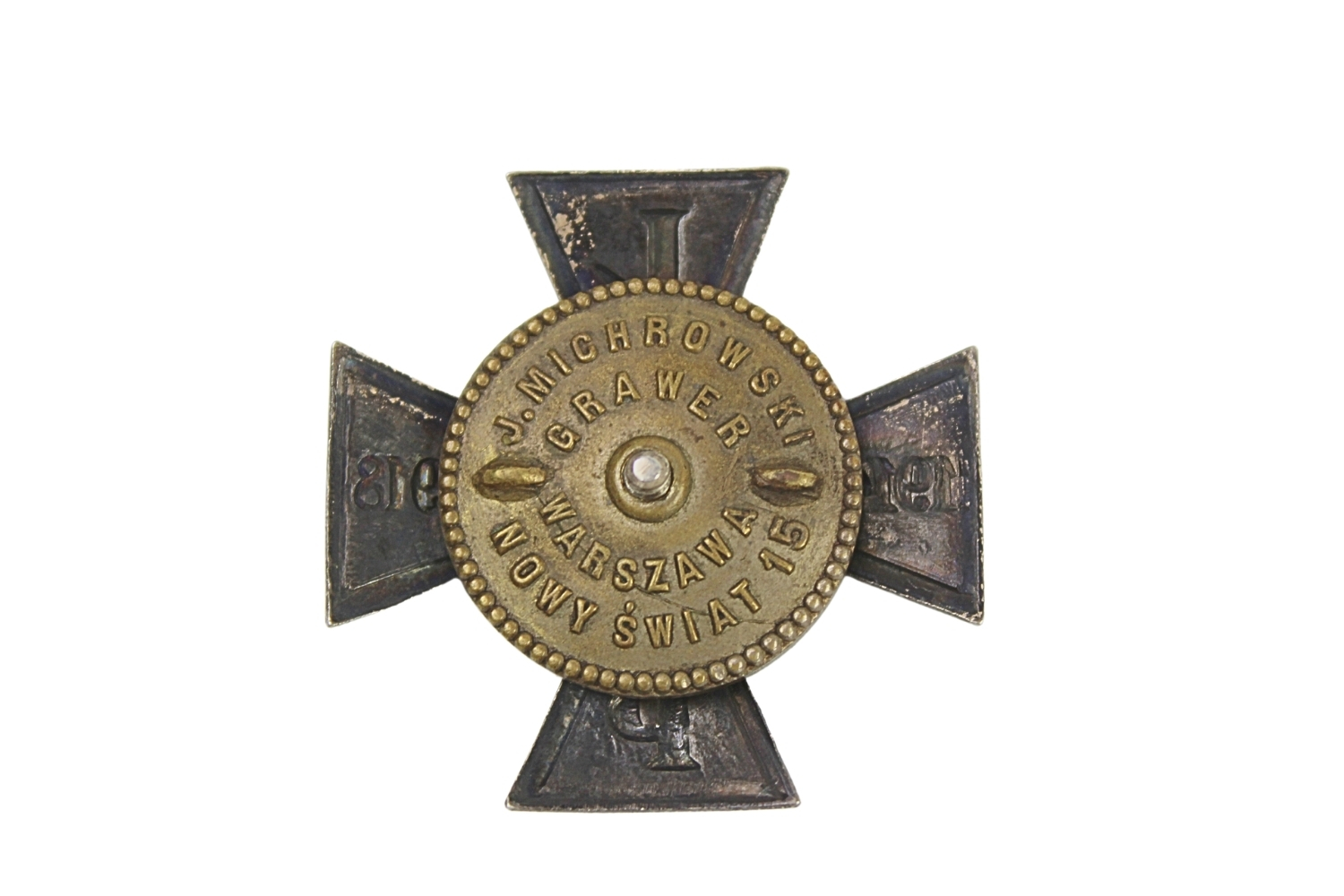 II RP Krzyż Legionowy JP 1914-1918 J. Michrowski  srebro