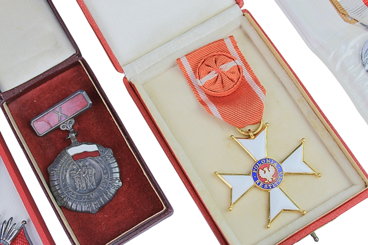 PRL Duży zestaw odznaczeń po mgr inż. Januszu Anuszewskim 