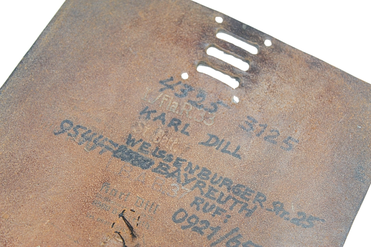 RAPORTÓWKA-MAPNIK MELDENKARTENTASCHE M35 oznaczenia pułkowe