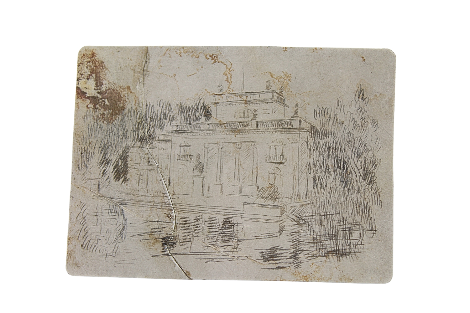 Matryca zdjęcia pocztówki pamiątka Oflag Woldenberg