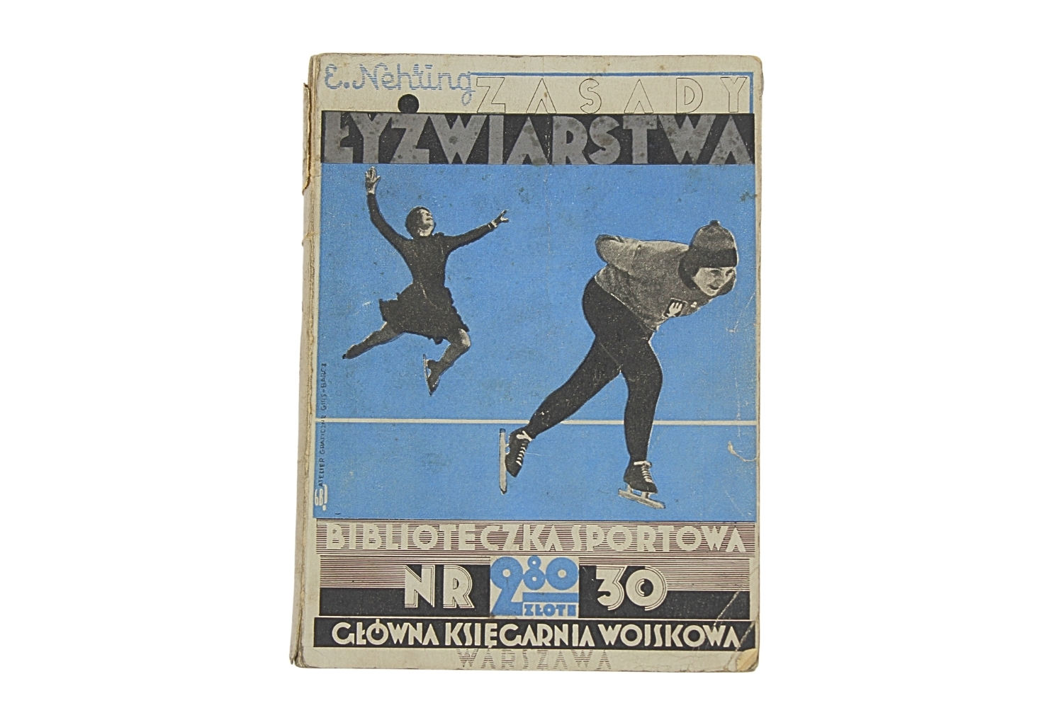 II RP Zasady Łyżwiarstwa Główna Księgarnia Wojskowa 1934