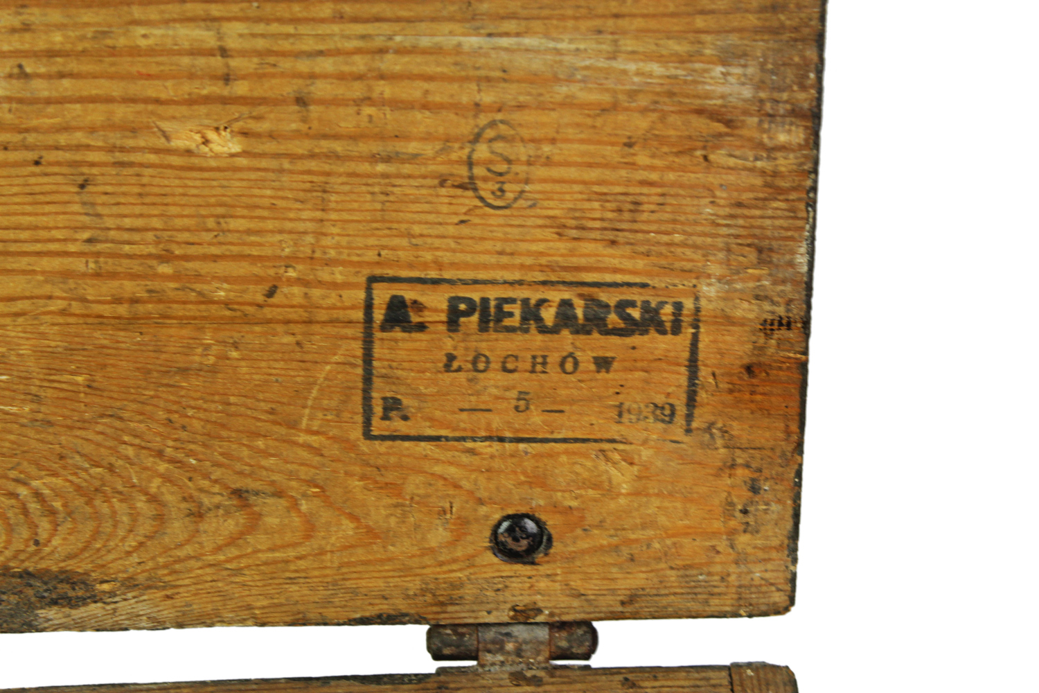 II RP Skrzynka na konserwę amunicyjną Piekarski Łochów 1939