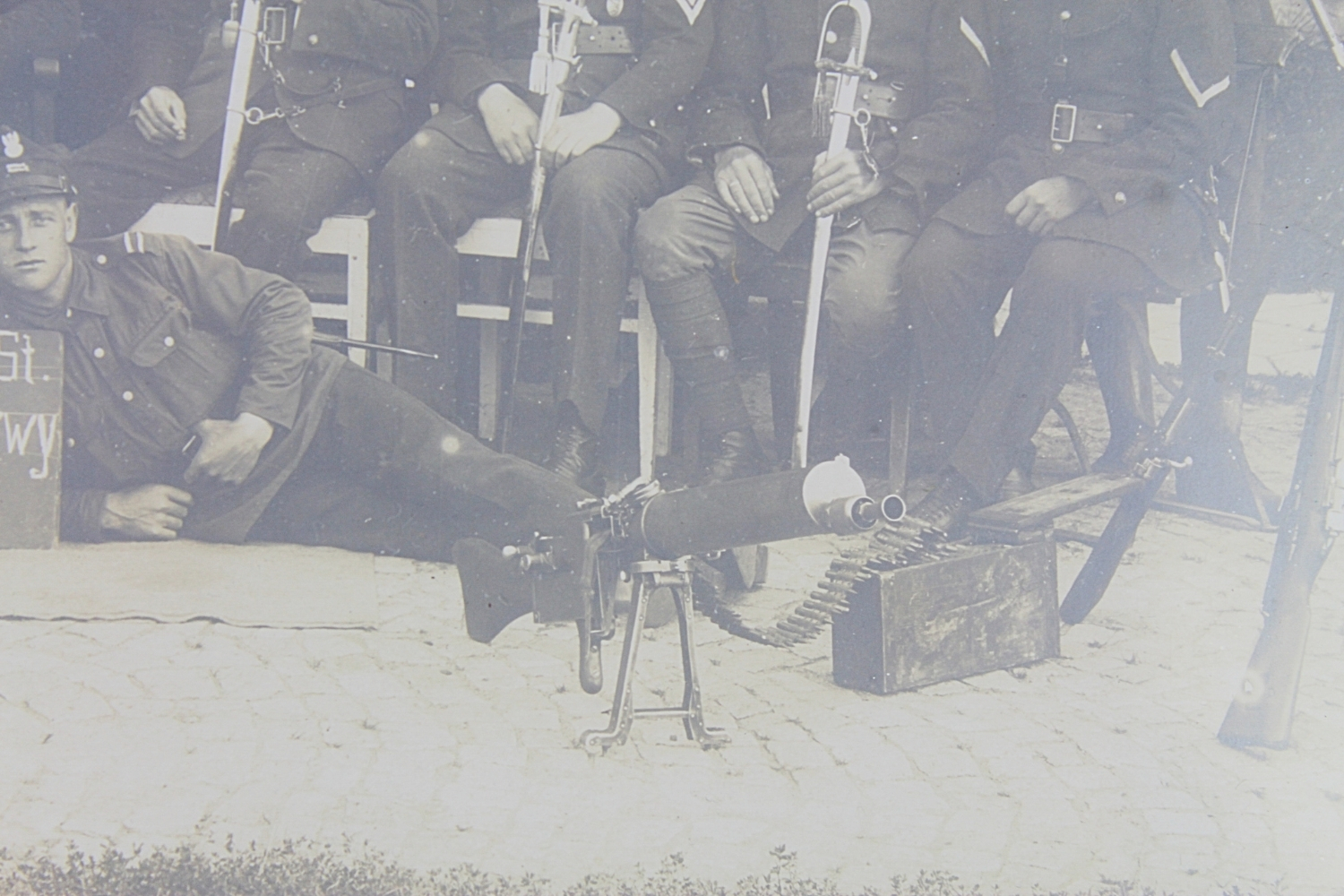 II RP 1 B. Strzelców Podoficerowie Rezerwy III turnusu MG 08/15