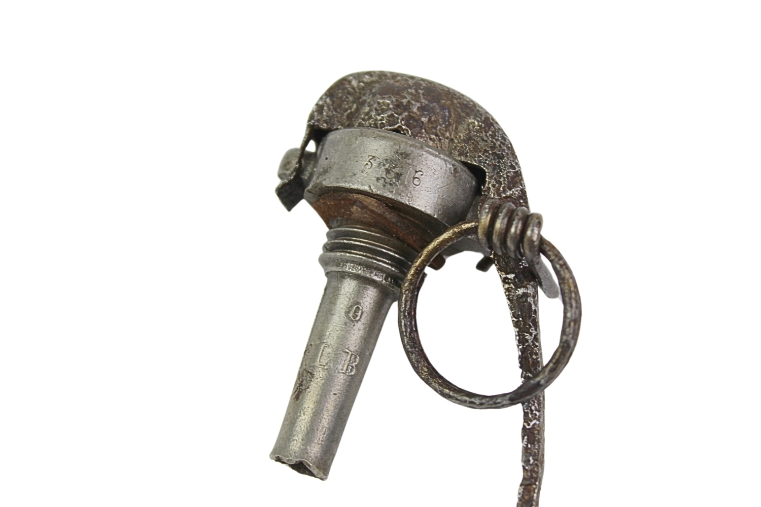 Zapalnik francuski używany w WP skorupa dekoracyjna 