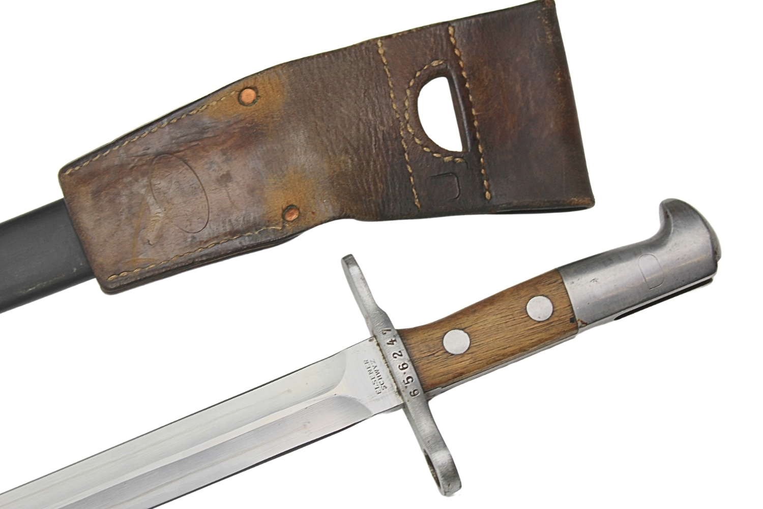 Bagnet Szwajcarski wz.1918 Elsener Schwyz z żabką