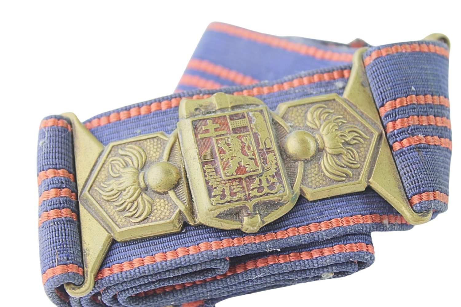 KLAMRA Z PASEM ZWIĄZKU CZECHOSŁOWACKICH STRAŻNIKÓW