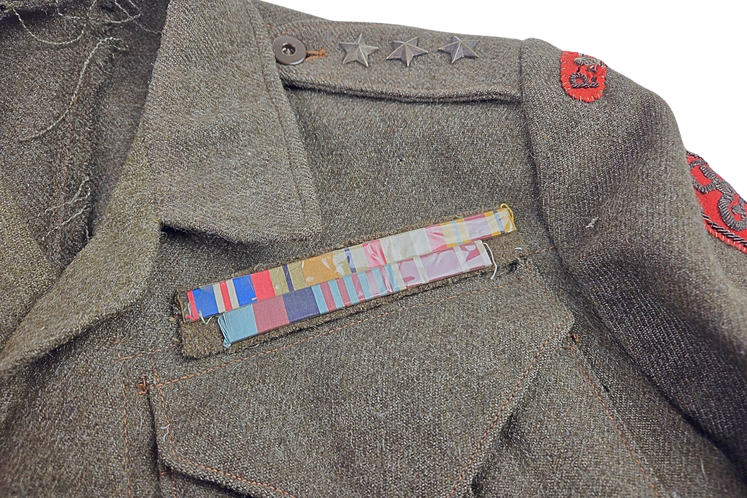 PSZnZ BLUZA BATTLEDRESS P37 KAPITANA II KORPUSU POLSKIEGO