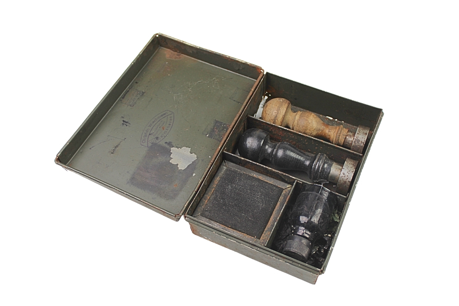 NIEMCY ZESTAW KANCELARYJNY PIECZĄTEK KRIEGSMARINE