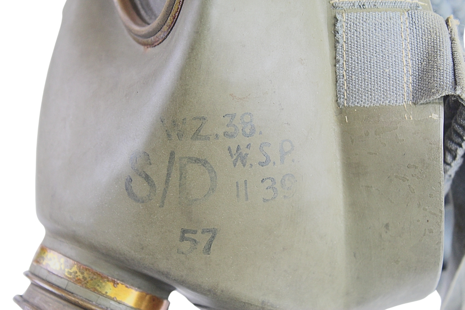 II RP Maska przeciwgazowa wz.38 Sanok 1939 z torbą